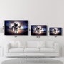 Wallity Pintura Decorativa de Vidrio Templado Multicolor 46 x 72 cm